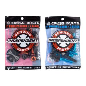 インディペンデント ボルト ビス プラス スケボー ハードウェア ツール付き INDEPENDENT TRUCKS GENUINE PARTS CROSS BOLTS PHILLIPS 1 INCH W/TOOL｜oss