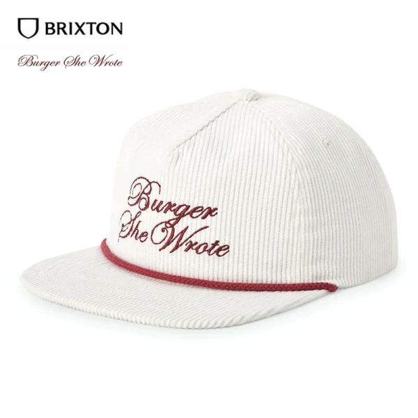 BRIXTON ブリクストン BURGER SHE WROTE SNAPBACK キャップ コーデュ...