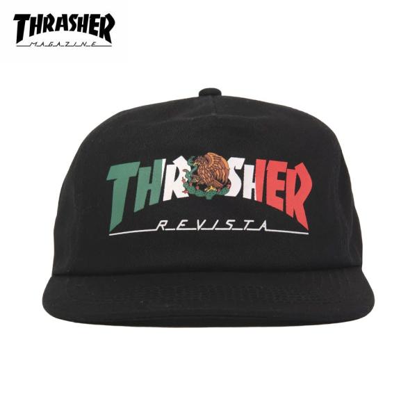 THRASHER スラッシャー MEXICO REVISTA SNAPBACK キャップ 帽子 スケ...
