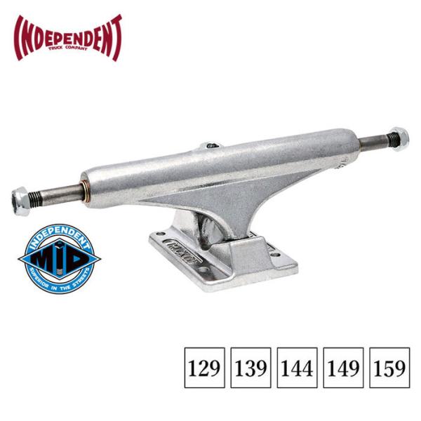 INDEPENDENT TRUCKS インディペンデント MID POLISHED Skateboa...