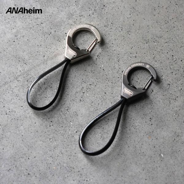 ANAheim (アナハイム) Rubber Loop Carabiner カラビナ おしゃれ メン...