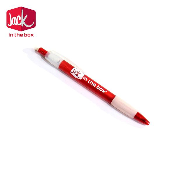 ジャックインザボックス ボールペン ノック式 黒 男性 おしゃれ 文房具 事務用品 アメリカ 雑貨 ...