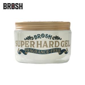 ブロッシュ ポマード ヘアジェル メンズ 無香料 ハード スタイリング剤 整髪料 BROSH SUPER HARD GEL FRAGRANCE FREE 200g｜OSS