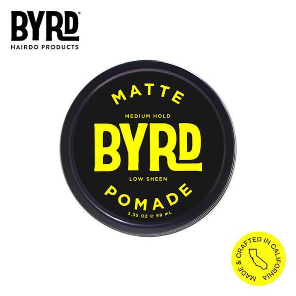 バード ポマード 水性 マット クレイ ヘアスタイリング剤 整髪料 メンズ ブランド BYRD MA...