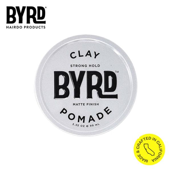 BYRD バード ポマード 油性 クレイ スタイリング剤 ヘアワックス ハード メンズ バーバー サ...