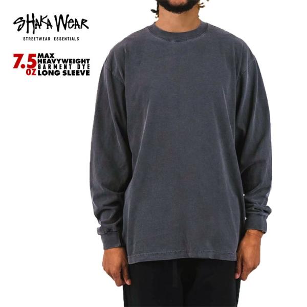Shaka Wear (シャカウェア) 7.5oz Garment Dye Long Sleeve ...