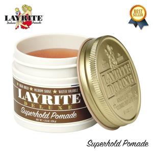 レイライト ポマード 水性 スーパーホールド 整髪料 スタイリング剤 メンズ ハード LAYRITE SUPERHOLD POMADE 120g｜oss