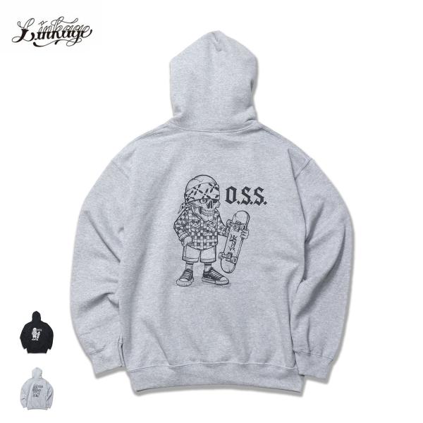 LINKAGE リンケージ OSS Boy Pullover Hoodie ストリート パーカー ロ...
