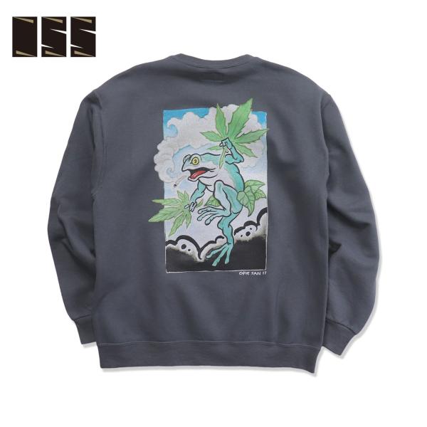 055 (LINKAGE) Opie Ortiz Frog CREW NECK SWEATSHIRT...