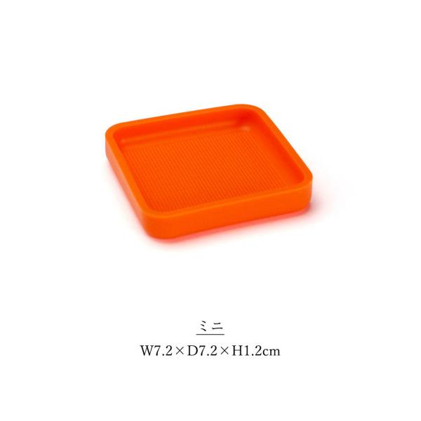 カウンティーコム パーツトレイ ミニ オレンジ 耐熱シリコーントレイ トレイ 小物入れ おしゃれ ア...