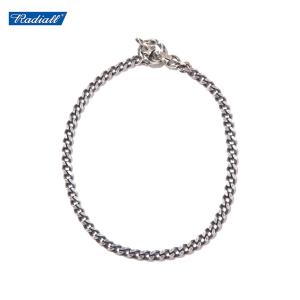 RADIALL ラディアル ブレスレット メンズ シルバー 925 喜平 ブランド チェーン Monte Carlo WIDE BRACELET｜oss