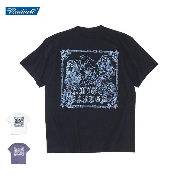RADIALL ラディアル Amigo Parlor CREW NECK T-SHIRT S/S T...