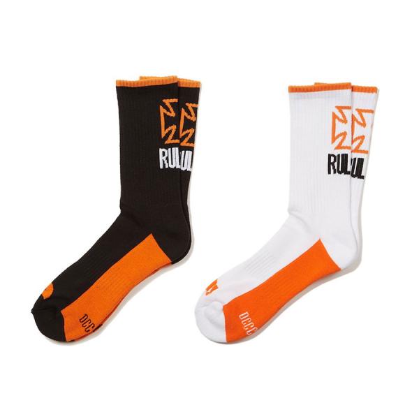 RULER ルーラー 靴下 メンズ おしゃれ ブランド 白 黒 オレンジ ストリート 日本製 プレゼ...