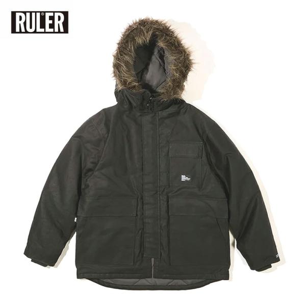 RULER (ルーラー) WOLF GANG RAID JACKET ファー ジャケット フード メ...