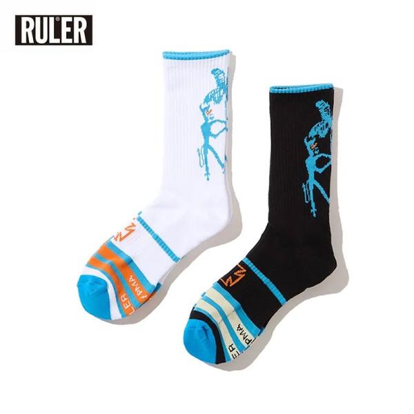 RULER (ルーラー) PALM DEVIL MID SOCKS 靴下 ソックス メンズ ストリー...