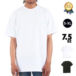 Shaka Wear (シャカウェア) 7.5 OZ MAX HEAVYWEIGHT SHORT SLEEVE Tシャツ メンズ ヘビーウェイト 厚手 半袖 ブランド 無地 白 黒 USAコットン｜oss