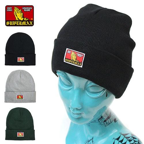 SUPERMAX スーパーマックス ビーニー ニットキャップ メンズ ニット キャップ PRAYIN...
