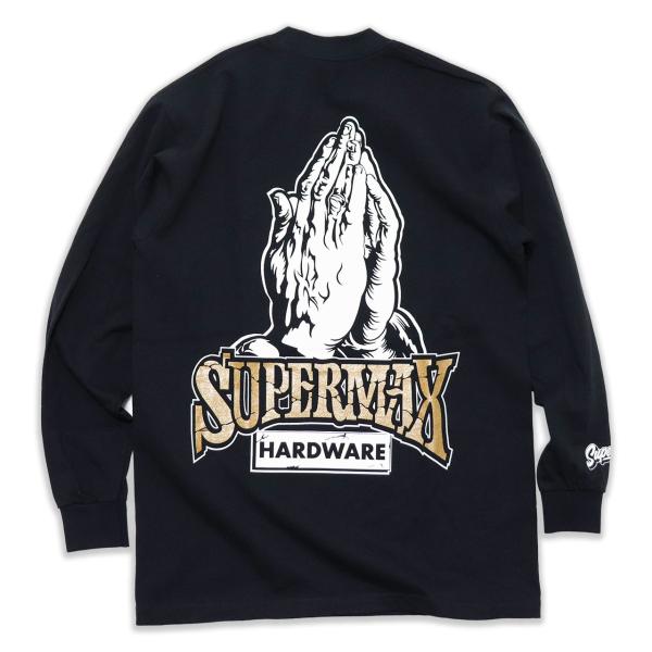 スーパーマックス ロンT 長袖Tシャツ SUPERMAX HARDWARE PRAYING HAND...