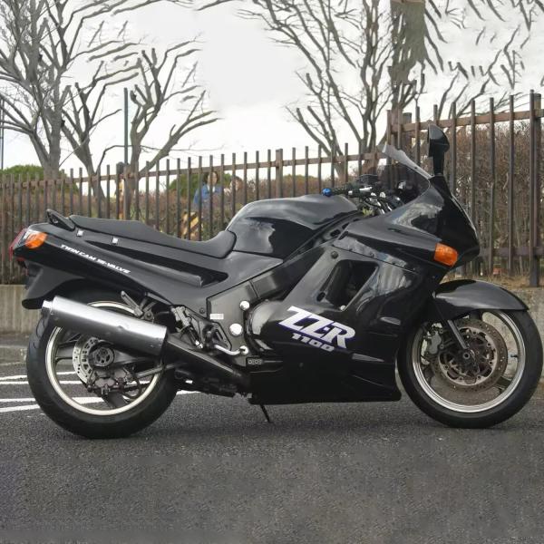 フィット カワサキ ZZR1100 1990年 1991年 1992年 バイク ABS フェアリング...