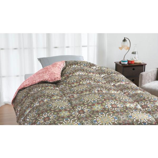 【メーカー直送】ロマンス小杉 ロマンスナイト 真綿入羽毛掛けふとん (シャムス・シングルロング・15...