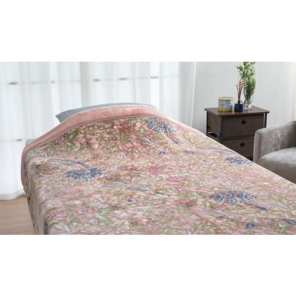 【メーカー直送】ロマンス小杉 V&amp;A ニューマイヤーアクリル毛布(毛羽部分) (トレント・シングル・...