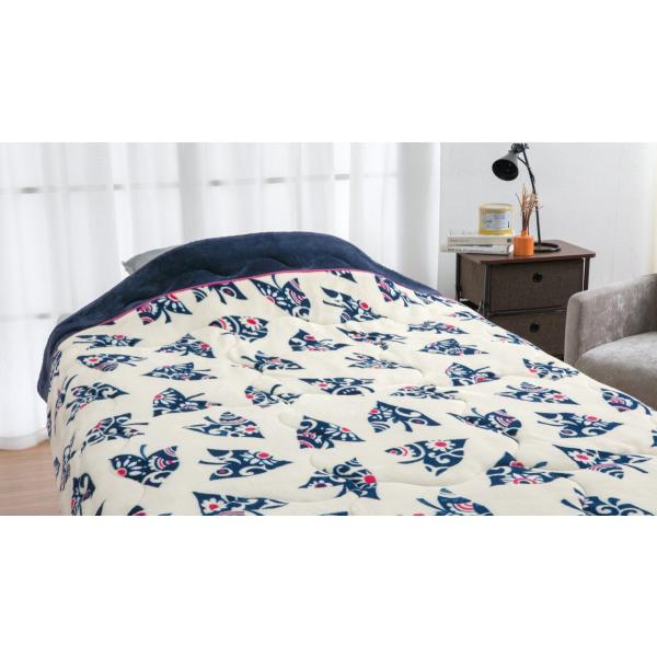 【メーカー直送】ロマンス小杉 V&amp;A PARTY 合繊肌掛けふとん やわらかタッチ (ダンシングリー...