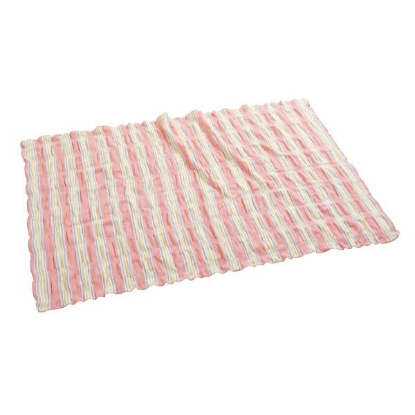 【メーカー直送】ロマンス小杉 YEAR'S マルチケット (ストライプ ・90×140cm)