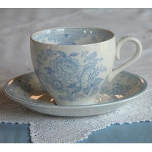 ☆Burleigh バーレイ☆新品「ブルー・フェリシティ」スープボウル ペア イギリス食器 Burleigh ブルーフェリシティ スープボウル｜バーレイ