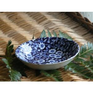 BURLEIGH バーレイ ブルーキャリコ フルーツプレート（バターパッド小皿）12cm