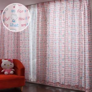 レア★新品 サンリオ　キティ　カーテン ￼ 100×178㎝￼2枚 Disney サンリオ 遮熱 カーテン ハローキティ 2枚組 幅100×110〜150cm