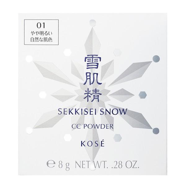 KOSE コーセー 雪肌精 スノー CC パウダー 01 やや明るい自然な肌色 8g