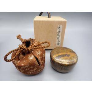 香合 茶道具 神代欅 摺漆 千筋香合 : 茶道具専門店 (有)菊池商店