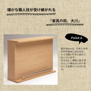 バーカウンター カウンターテーブル 幅120c...の詳細画像4