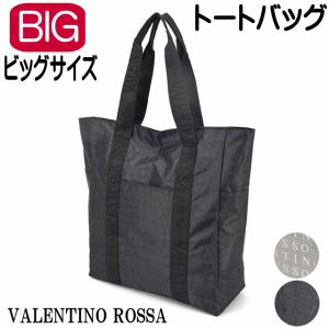 【人気定番】 トートバッグ 文字 ジャガード VALENTINO ROSSA 大容量 モノトーン お買い物 レジャー ポケット 軽量 かわいい おしゃれ レディース ギフト｜osyarehime