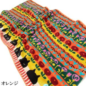 バスタオル 猫柄 黒猫 俣野温子 マタノアツコ...の詳細画像4