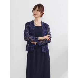 結婚式 親族 フォーマルドレス 50代 ツーピ...の詳細画像5