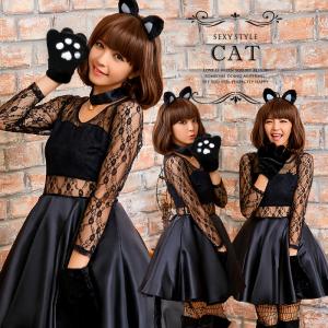 ハロウィン コスプレ 猫 猫耳 衣装 黒猫 可愛い 仮装