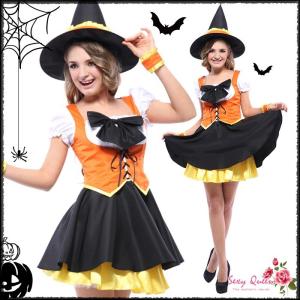 【返品交換不可商品】 ハロウィン コスプレ 魔女 レディース 衣装 仮装 ホラー コスチューム セクシー 変装 かわいい ウィッチ 大人用｜osyarevo