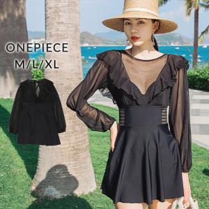 黒 ワンピース水着 シースルー水着の商品一覧 通販 Yahoo ショッピング