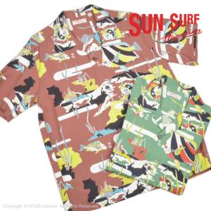 サンサーフ（SUN SURF）半袖アロハシャツ MOORISH IDOL SS39029｜ot-emens