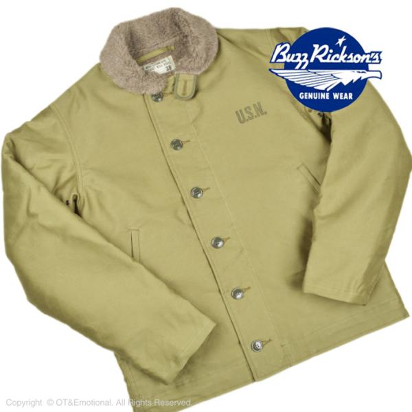 バズリクソンズ（Buzz Rickson&apos;s）N-1 DECK JACKET KHAKI BR153...