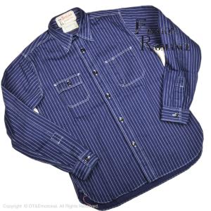 シュガーケーン（SUGAR CANE）フィクションロマンス WABASH STRIPE WORKSHIRT SC25551A｜ot-emens