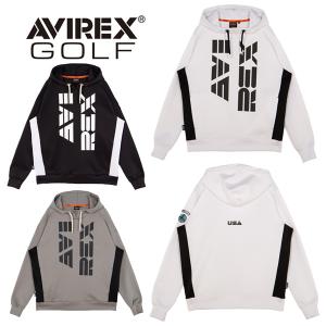 AVIREX GOLF ビッグロゴ スウェットパーカー AVG3F-AP25 パーカー アヴィレックス ゴルフ アビレックス 23FW