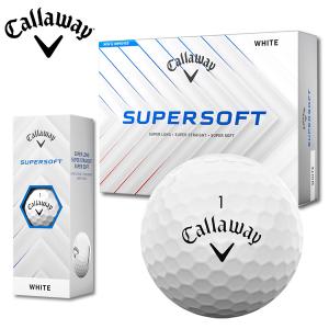 callaway SUPERSOFT ゴルフボール 1ダース【ホワイト】キャロウェイ スーパーソフト  WHITE