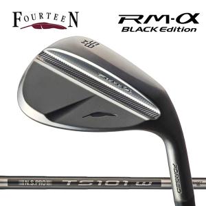 フォーティーン RM-α ブラックエディション ウェッジ （TS-101ｗBK）スチールシャフト  FOURTEEN RMα WEDGE　アルファ　BLACK EDITION｜otakara-golf