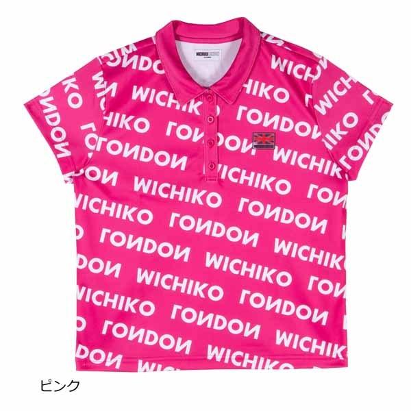 MICHIKO LONDON ゴルフレディースウェア ロゴ総柄プリントポロシャツ MLG2S-03 ...