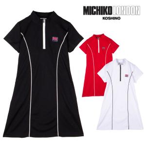 MICHIKO LONDON レディースゴルフウェア ワンピース インナーパンツ付 MLG2S-04 22SS ミチコロンドンゴルフ｜otakara-golf