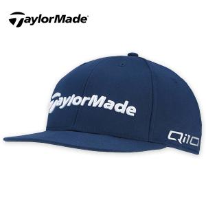 テーラーメイド  ツアーフラットビル JE807 メンズ TaylorMade キャップ TOUR FLATBILL QI10 刺繍ロゴ入り 吸汗速乾スベリ「日本正規品」