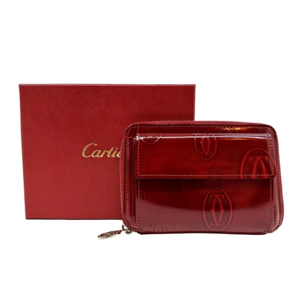 Cartier カルティエ「未使用品」L3001288 ハッピーバースデー ラウンドファスナー コン...