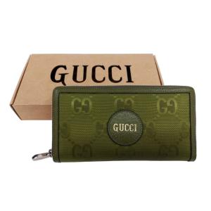 GUCCI グッチ「未使用品」625576 オフ ザ グリッド GGナイロン×レザー ラウンドファス...